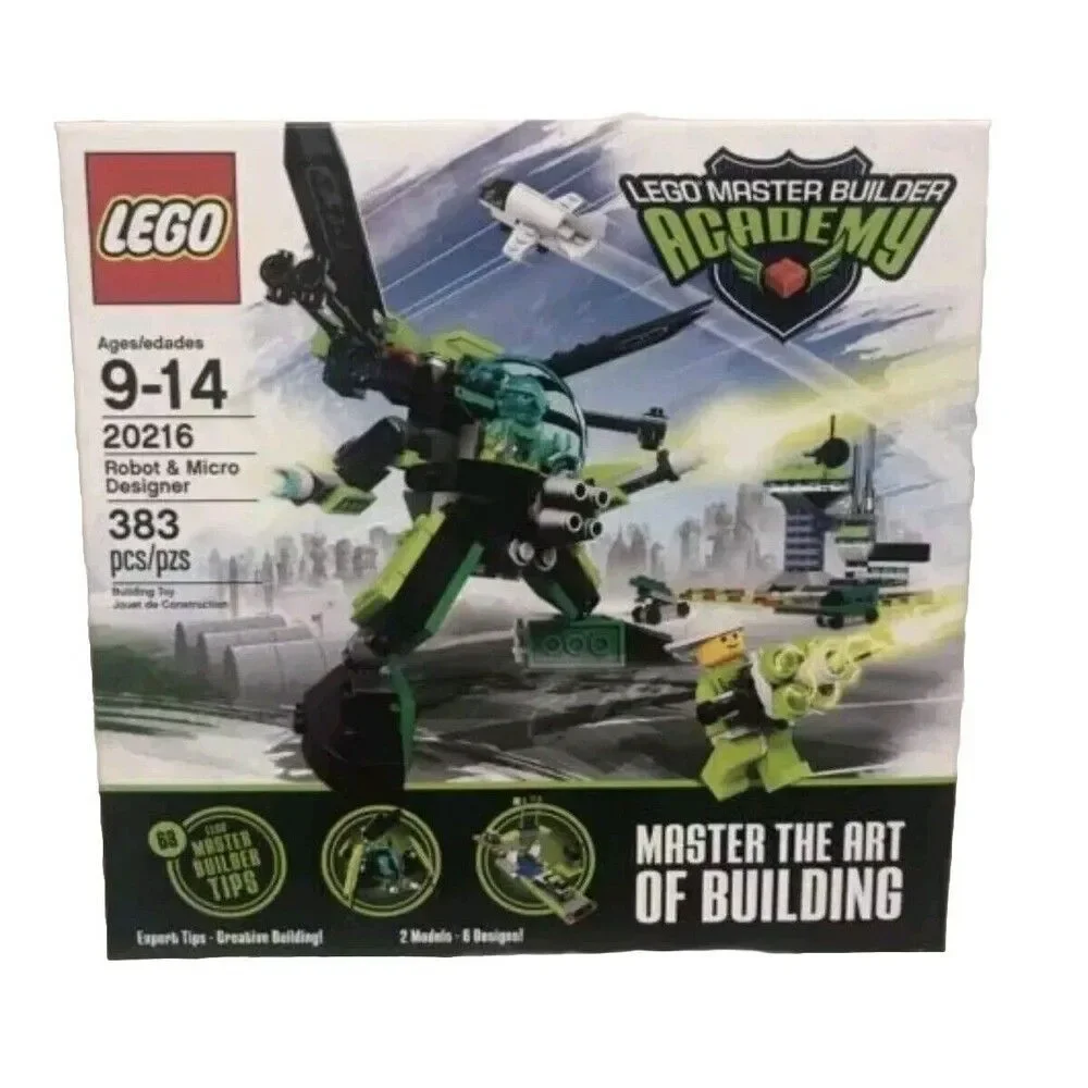 LEGO Master Builder Academy: Robot & Micro Designer #20216 Retired New Sealed